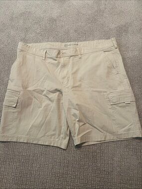 Weatherproof Men's Light Tan Cargo Shorts - Utility Pockets